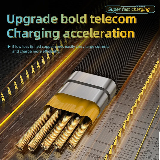 Nohon 4 en 1 câble de chargement Type C USB multifonction PD câble